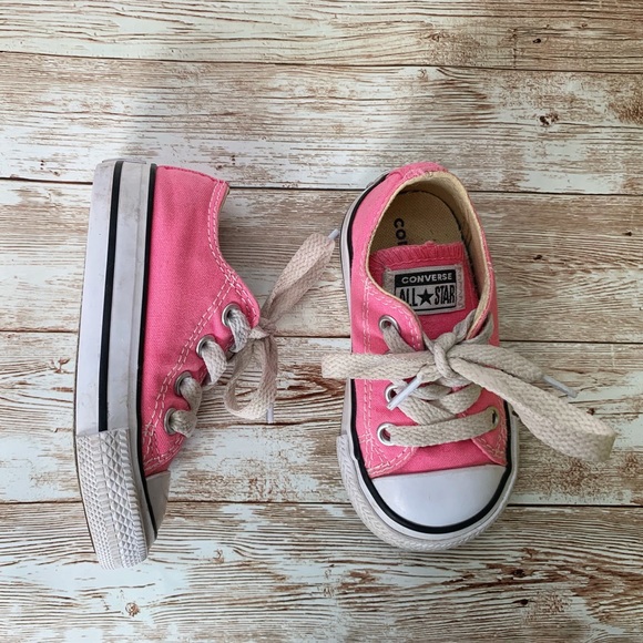 baby girl pink converse